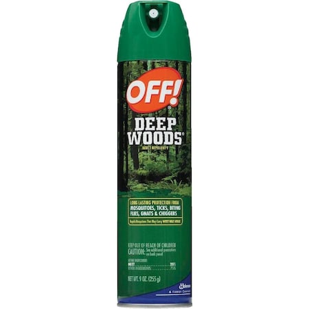 Off Deep Woods 9 Oz. Insect Repellent Aerosol Spray 22930